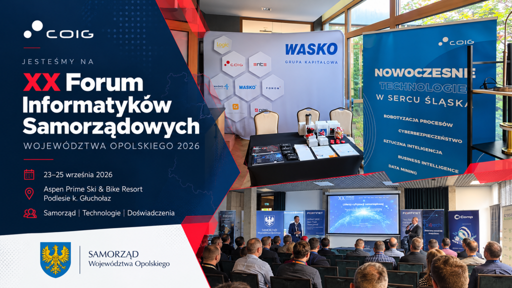 COIG at the 20th Forum of Local Government IT Specialists of Opole Voivodeship!