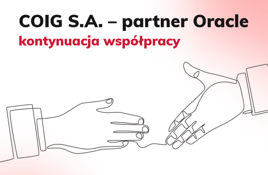 COIG S.A. – partner Oracle: kontynuacja współpracy.