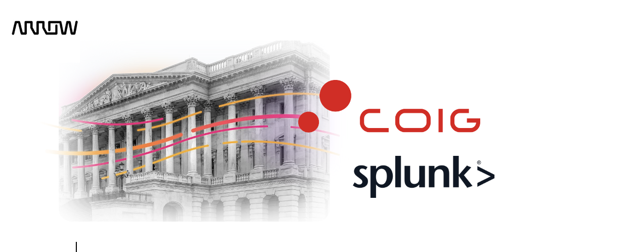 Grafika wydarzenia COIG i Splunk