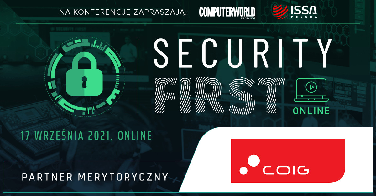 Zapraszamy do udziału w konferencji Security First